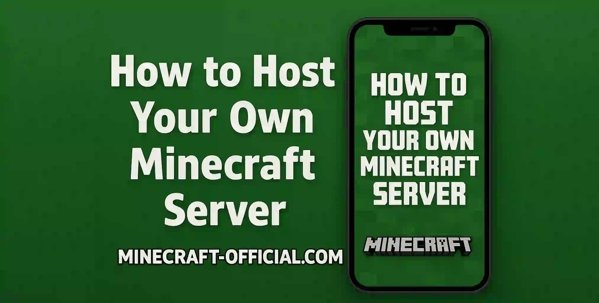 How to Host Your Own Minecraft Server